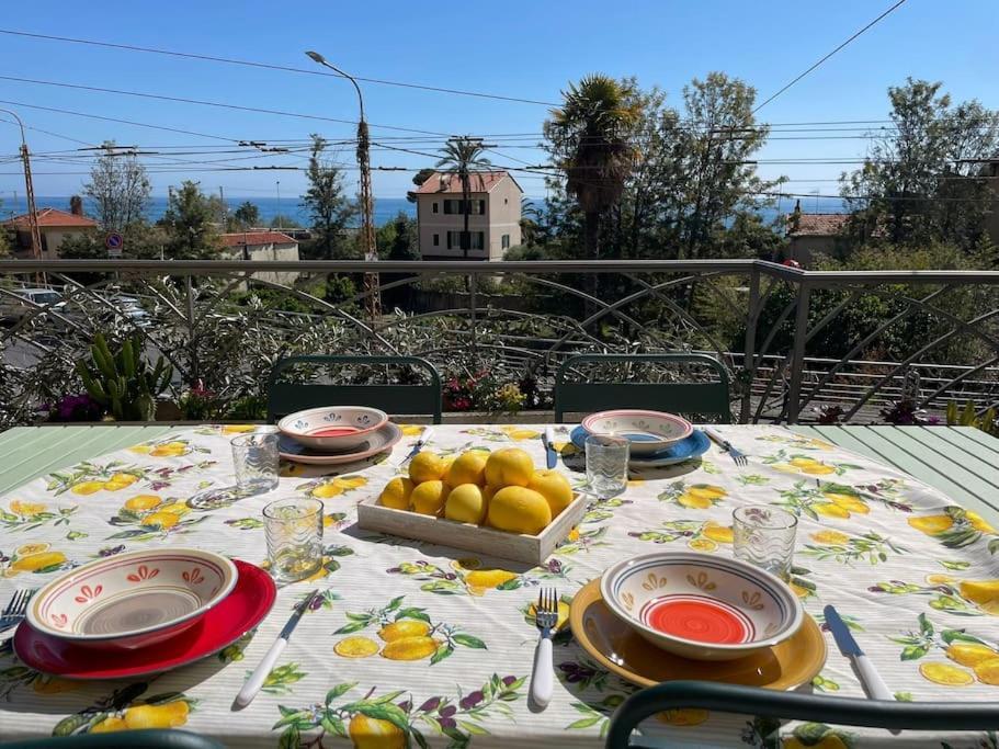 Casa Visconti, Bordighera, Vista Mare Eksteriør bilde